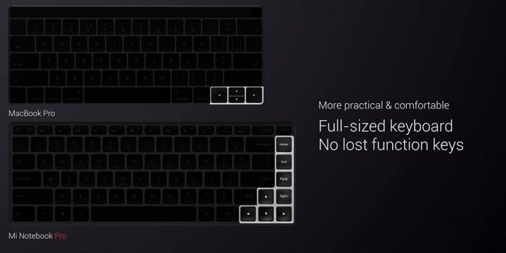 Xiaomi Notebook Pro - keyboard 1
