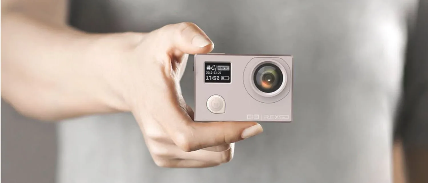 Elephone REXSO Explorer Dual 4K Action Camera - design