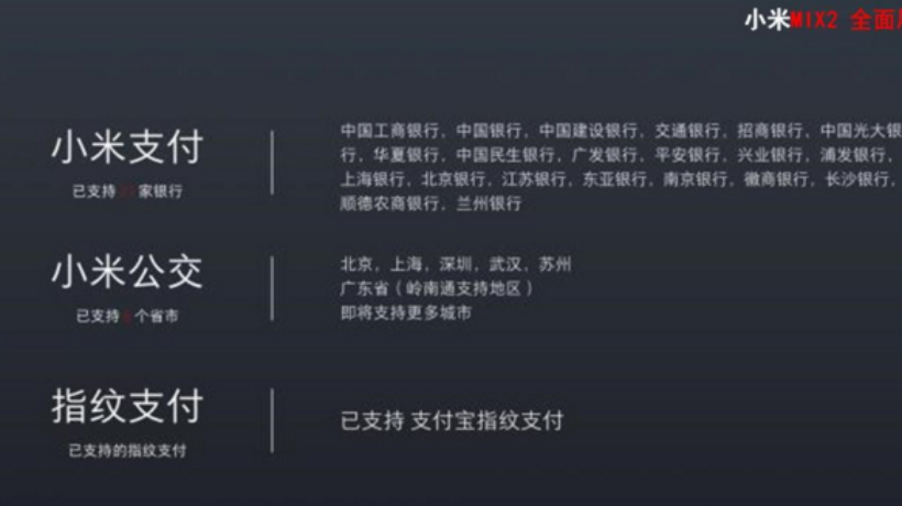 Xiaomi Mi MIX 2 conference slides – 10