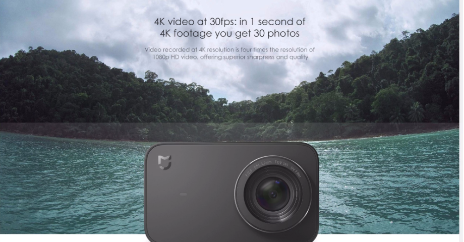 Xiaomi Mijia 4K mini Action Camera
