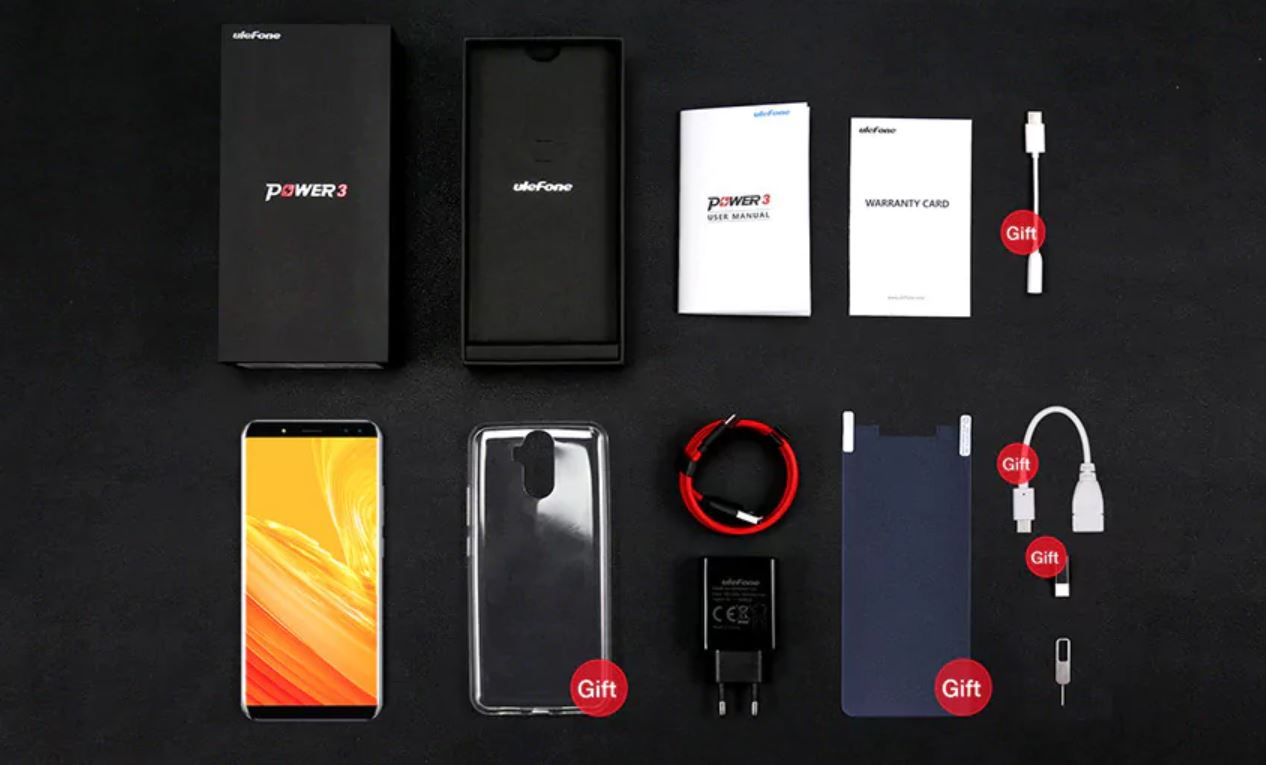 Ulefone Power 3 Preview - accessories