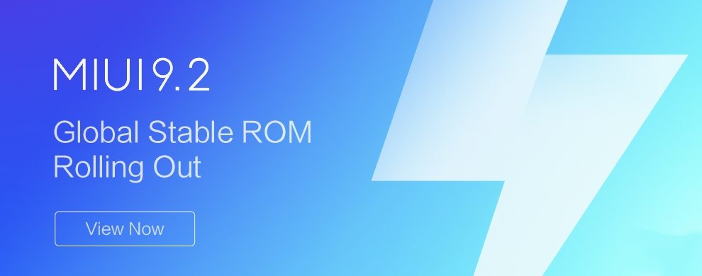 MIUI 9.2 Global Stable ROM
