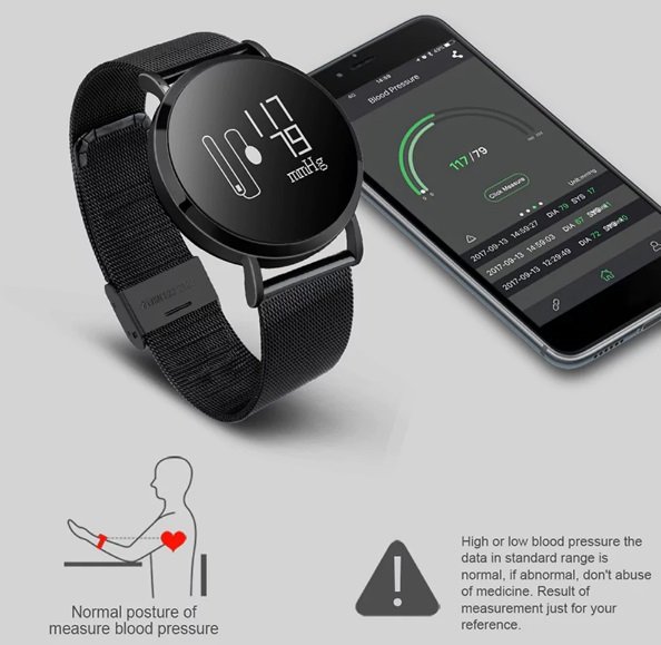 CV08 Smart Bluetooth Sport Watch Blood Pressure