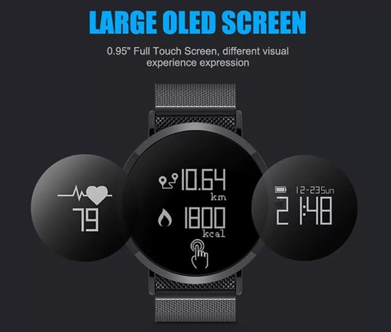 CV08 Smart Bluetooth Sport Watch screen