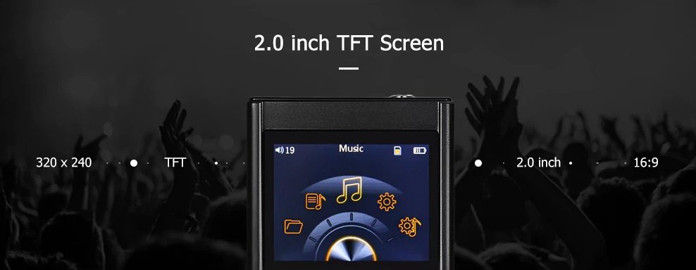 Crazier R3 HiFi MP3 Music Player display