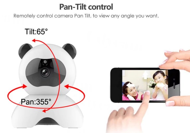 Panda Wireless HD 720P WiFi IP Camera design2