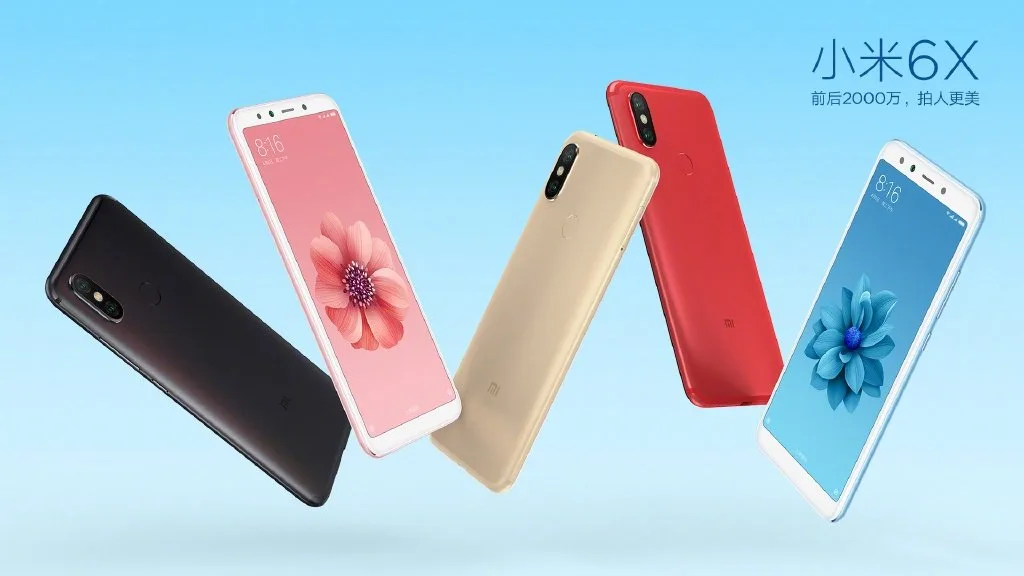 Xiaomi Mi 6X Colors