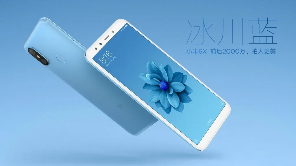 Xiaomi Mi 6X Glaciers Blue