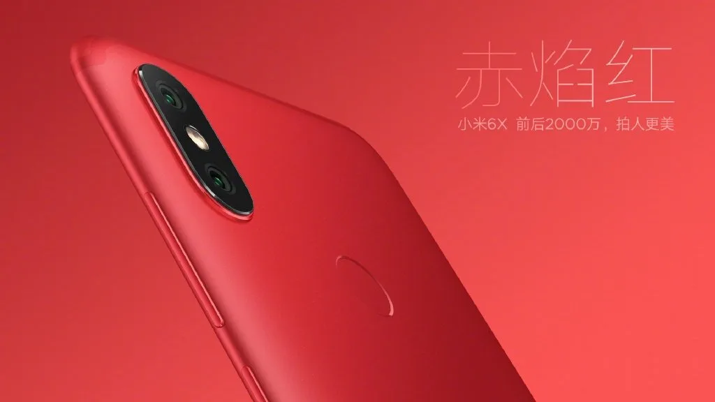 Xiaomi Mi 6X Red Flame