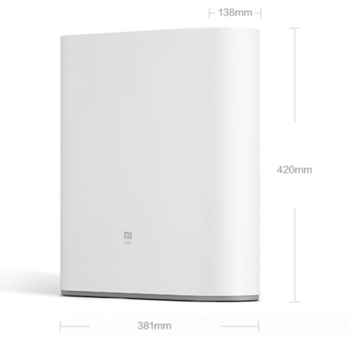 Xiaomi Mi Water Purifier 1A - dimensions