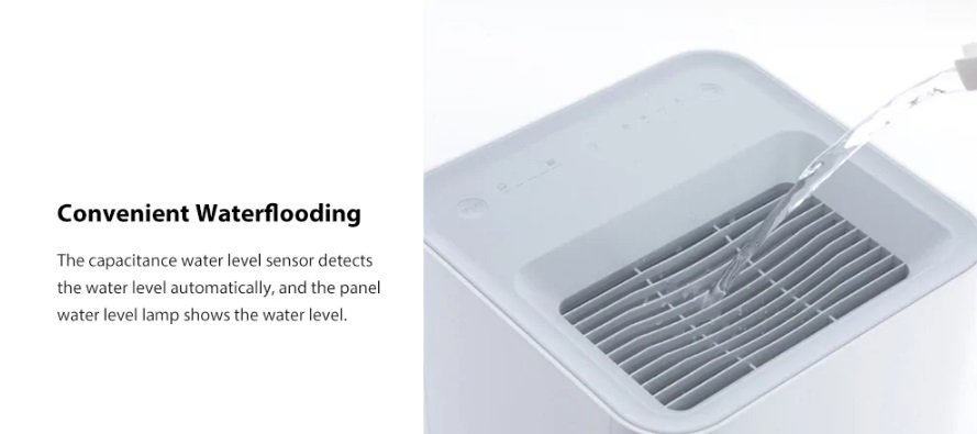Xiaomi Smartmi Pure Evaporative Air Humidifier waterflooding