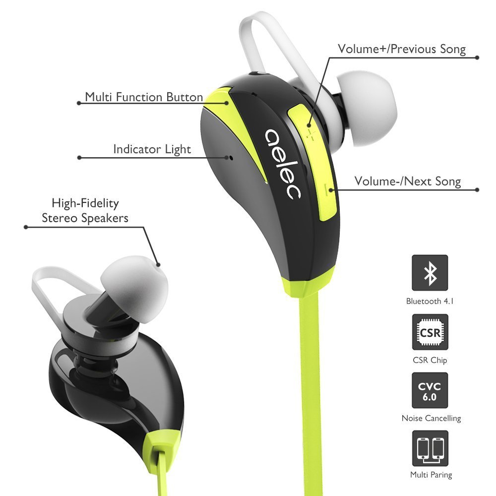 AELEC Bluetooth Headphones 1