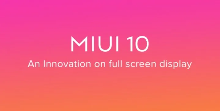 MIUI 10 Global Beta ROM