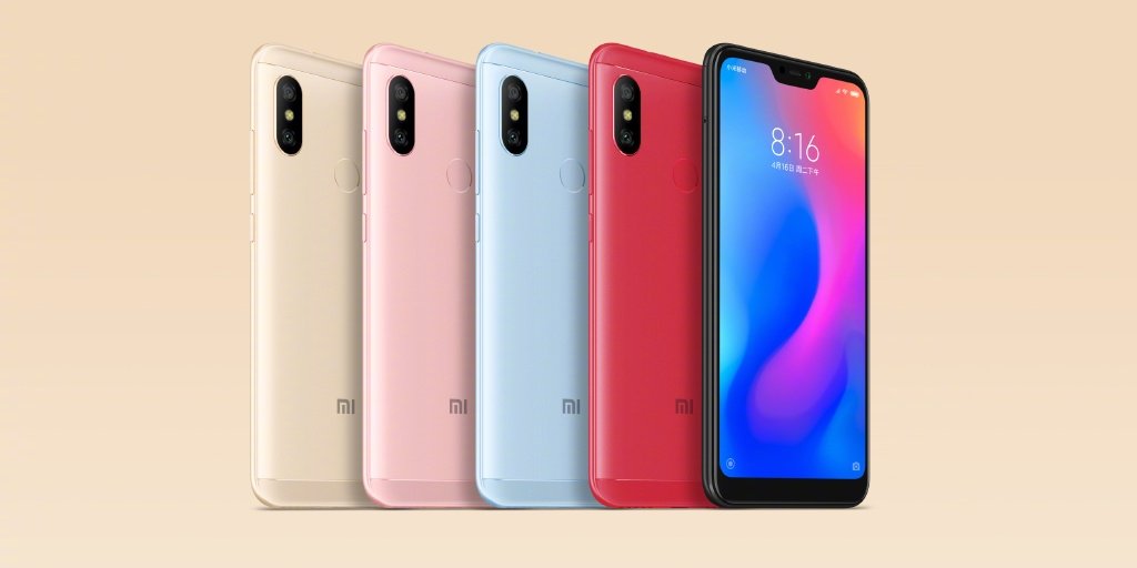 Xiaomi Redmi 6 Pro Design and Appearance renders 1