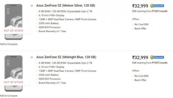 Asus Zenfone 5Z releasing India 1