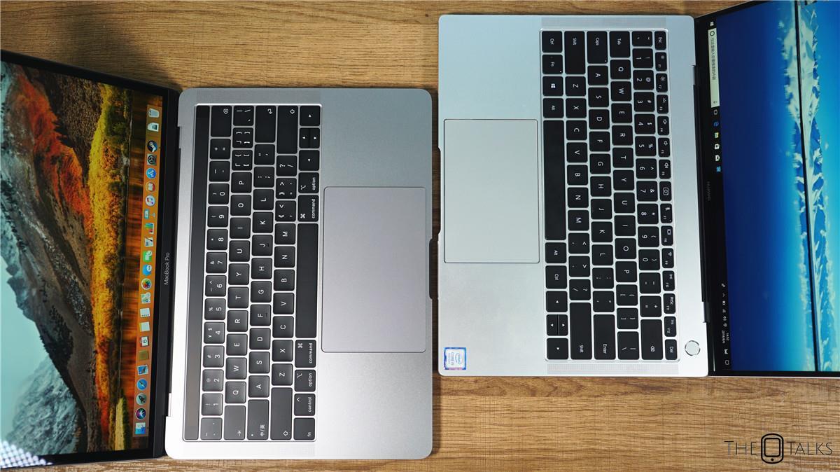 Huawei MateBook X Pro Vs Apple MacBook Pro 2018 Comparison Review - Keyboard Comparison