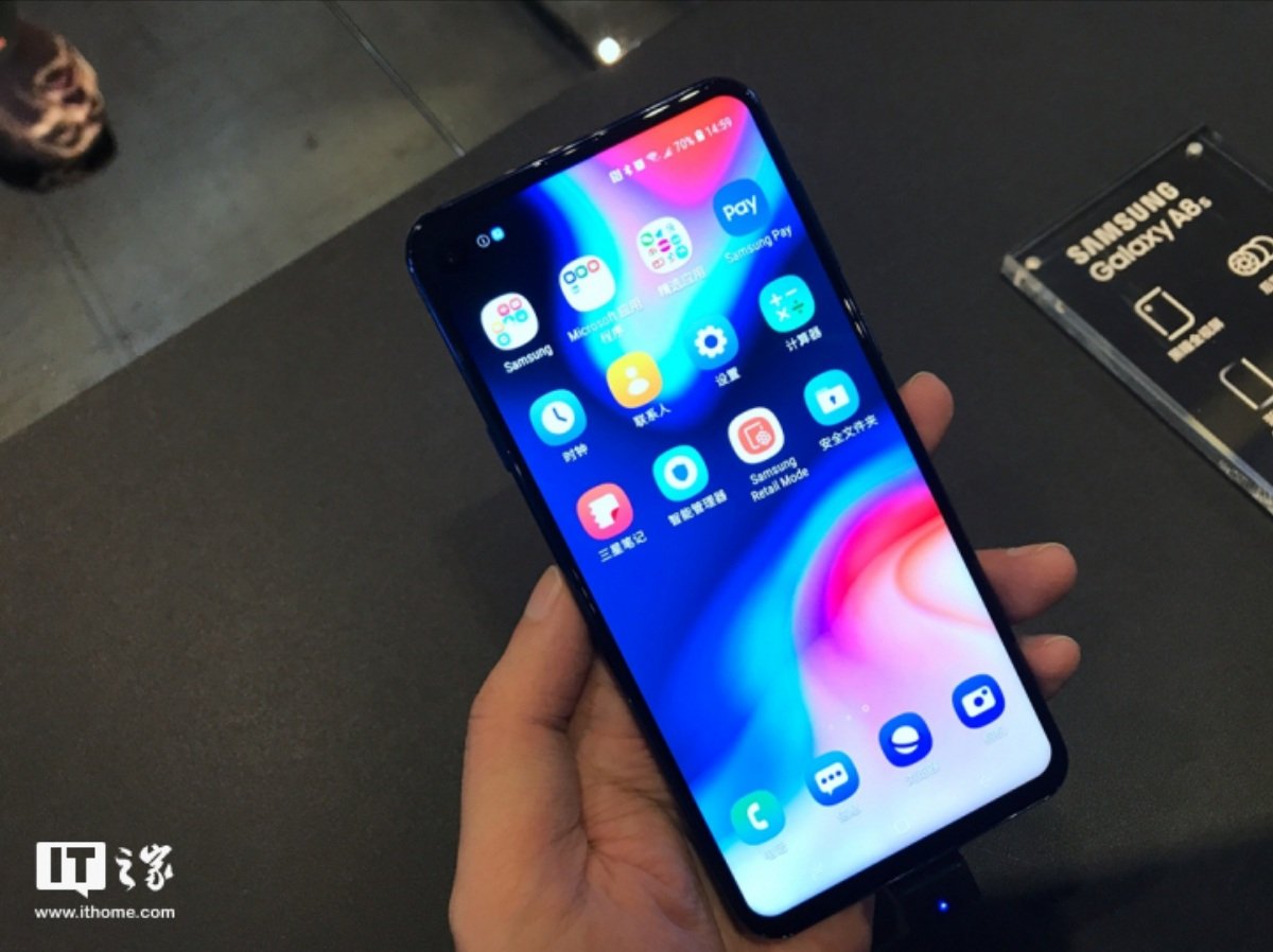 Samsung A8s Featured