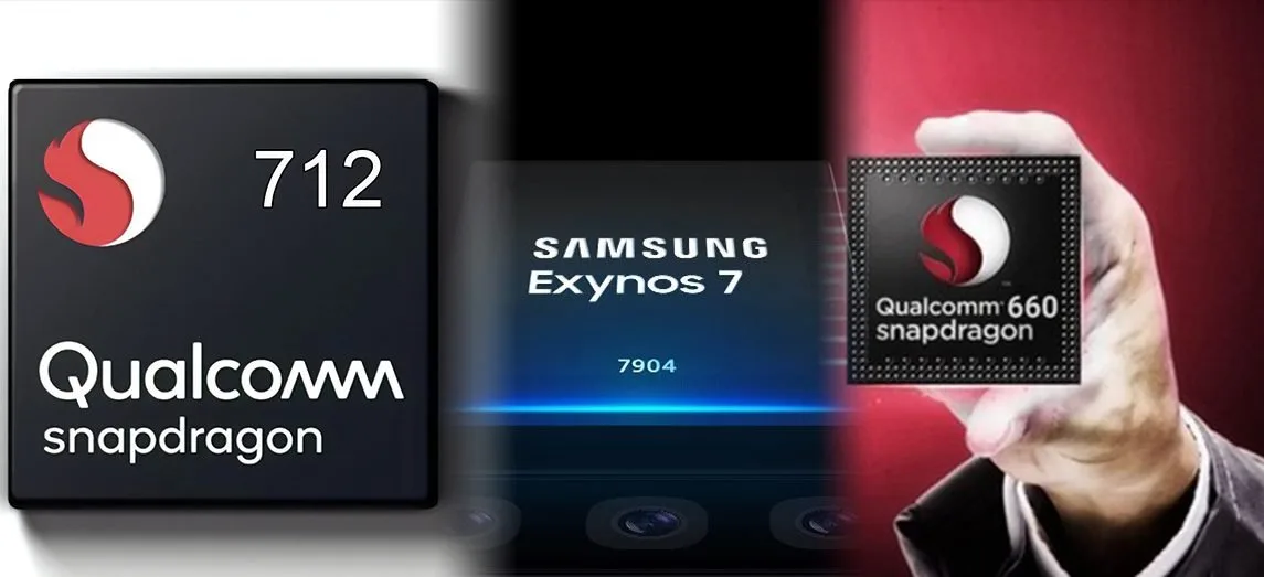 Qualcomm Snapdragon 712 vs Exynos 7904 vs Snapdragon 660 - Featured