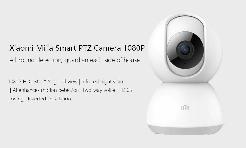 Juggling Biggest conspiracy Xiaomi Mijia Smart IP Camera 1080P - AI Enhanced Security!