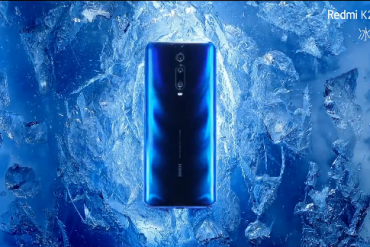 Blue colored variant of K20 Pro