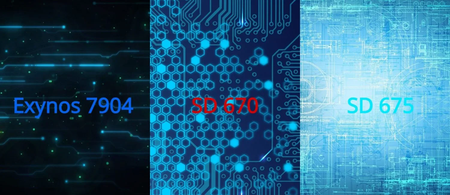 Exynos 7904 vs Snapdragon 670 vs Snapdragon 675