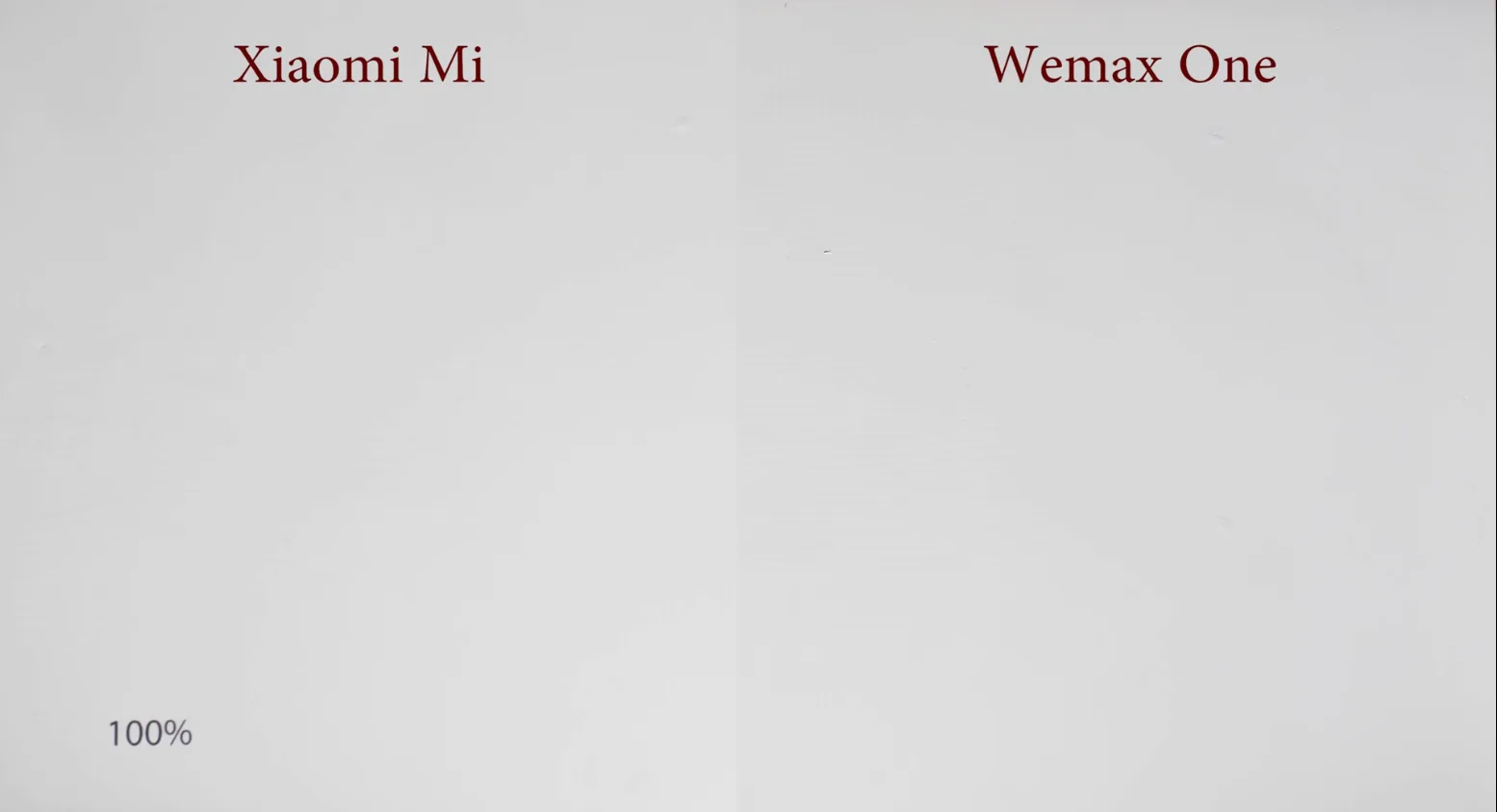 White color differnece, gamma correction