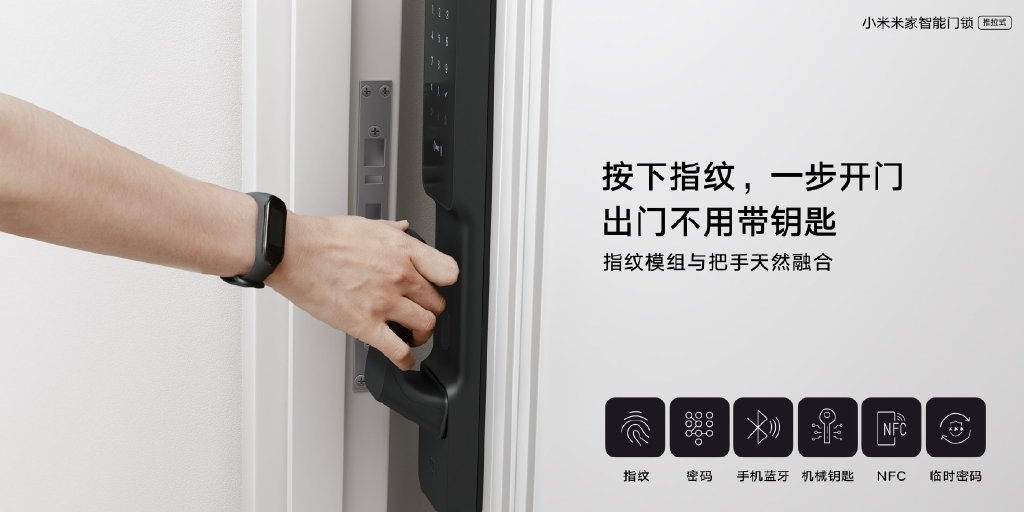 Xiaomi Mijia Smart Door Lock Push-Pull Type 1