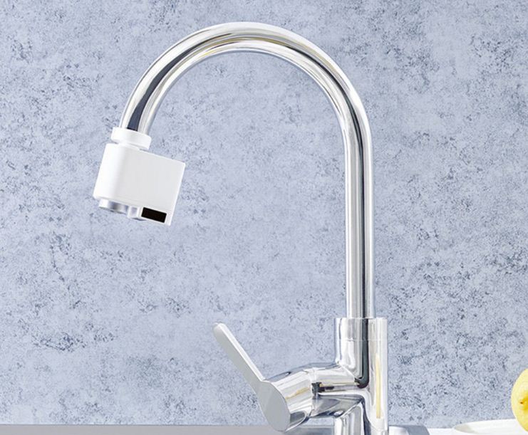 Automatic Sink Induction Faucet Hospital Intelligent Filter Mixed Water Infrared Water Saving Faucet JIAJIAFUDR Color : A 