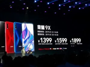 Honor 9X Price