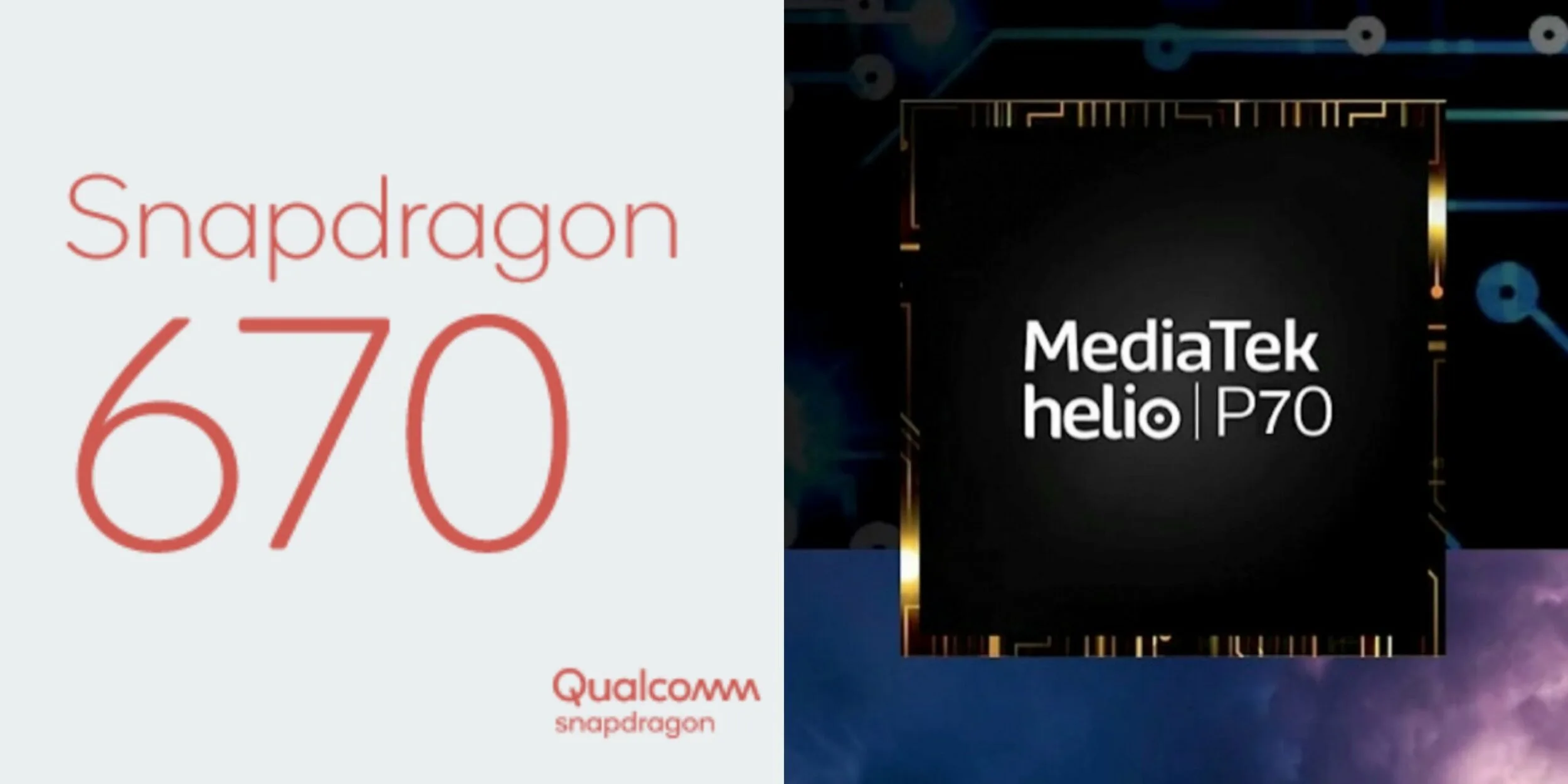 Snapdragon 670 vs Helio P70