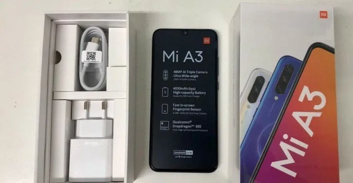 Xiaomi Mi A3 Real Images and Boxing