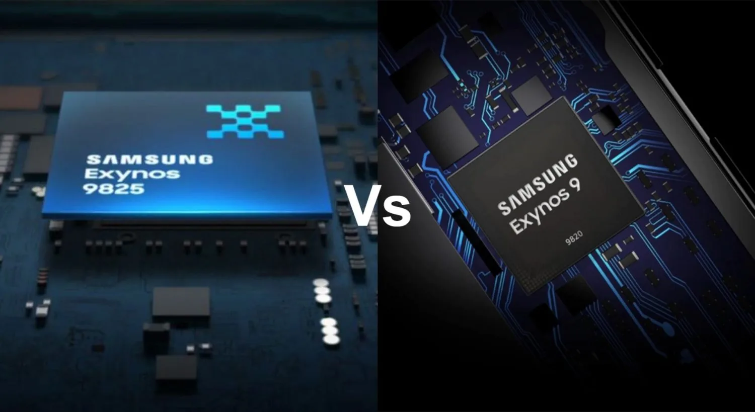 Exynos 9825 vs Exynos 9820 Comparison