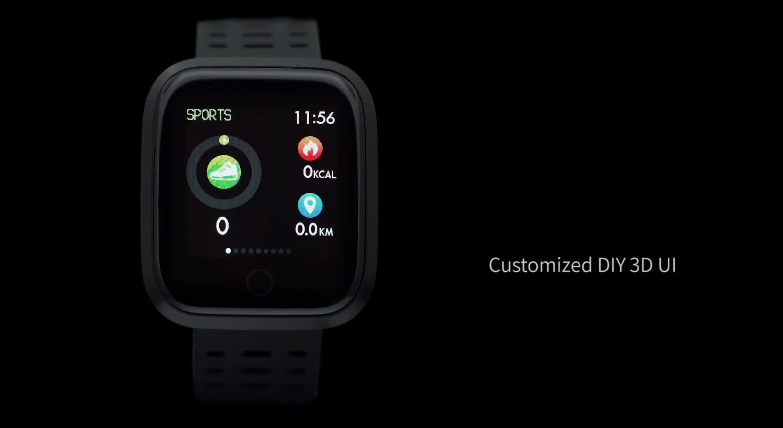 Lenovo E1 Smartwatch Preview - DIY 3D UI Clock Face 1