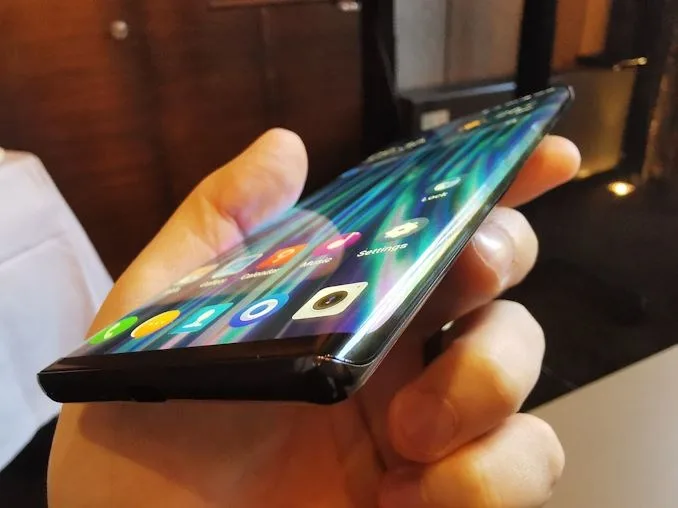 TCL Waterfall screen prototype