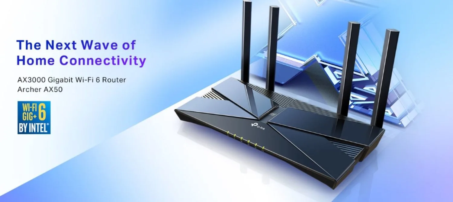 TP-Link Wi-Fi 6 router Archer AX50 Featured