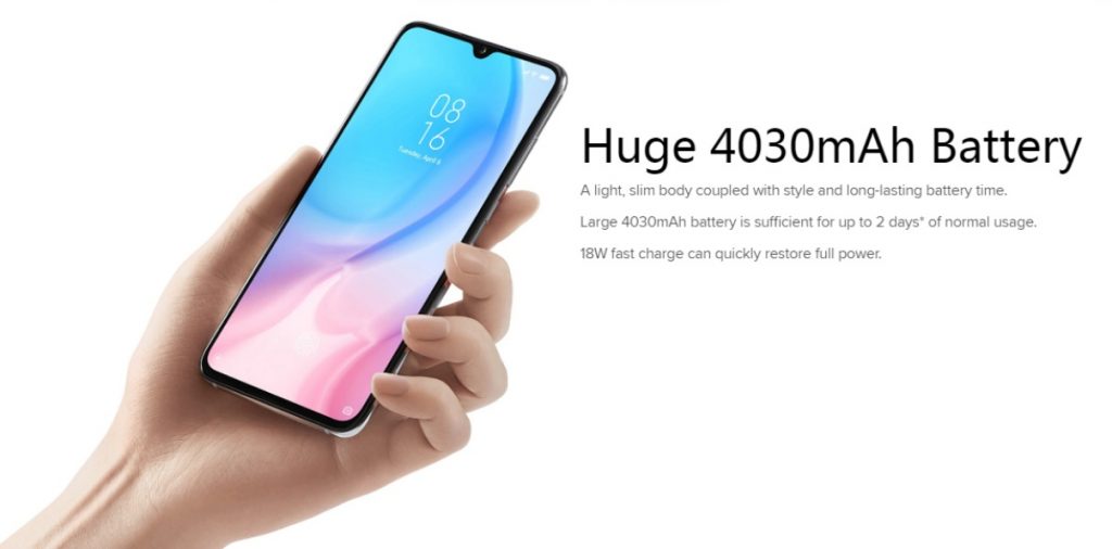 Xiaomi Mi 9 Lite - Battery