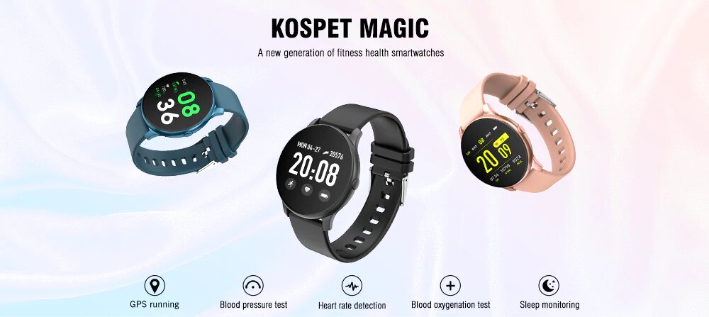 Kospet Magic - A GPS Tracking Smart Watch under $16
