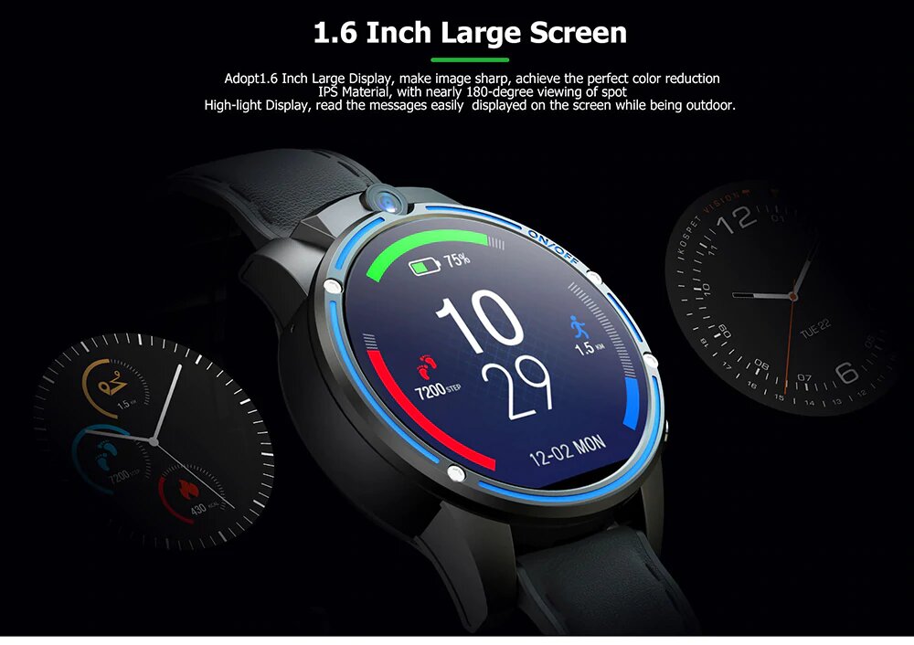 Kospet Vision Smartwatch - Screen & Display