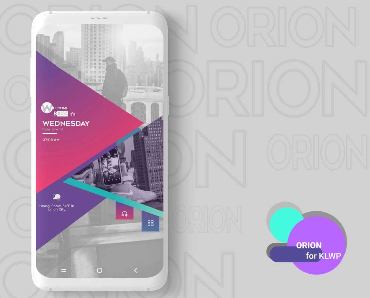 Orion - 20 Best KLWP Themes 2019