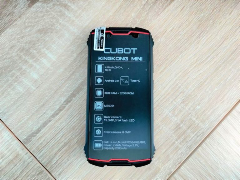 Cubot KINGKONG Mini 4G Review - Design & Display
