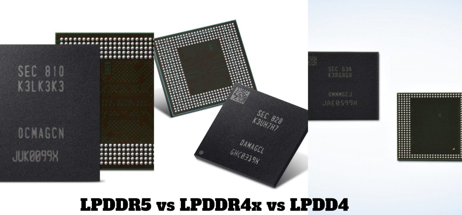 LPDDR5 vs LPDDR4x vs LPDDR4