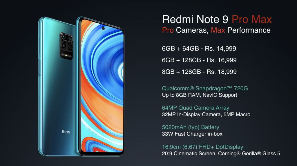 Redmi Note 9 Pro 