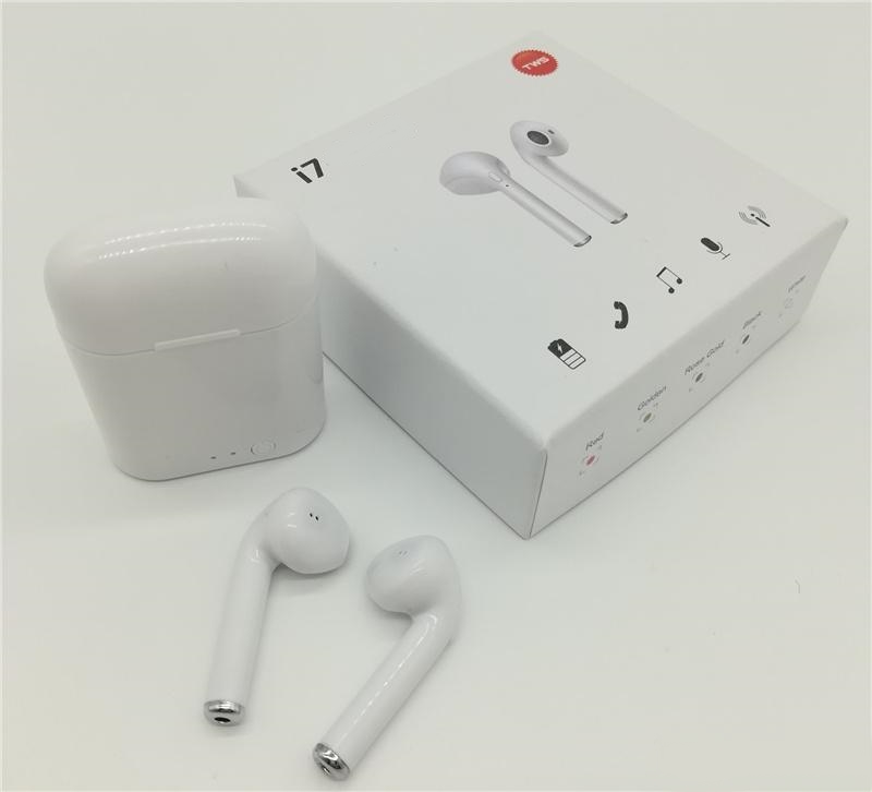 How to answer phone calls with i7 TWS earphones?
