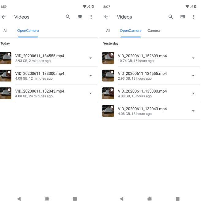 Android 11 Beta 1 Removes Video Recording File 1