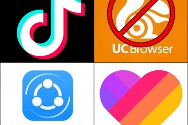 List of 59 Chinese Apps Banned in India tiktok likee uc browser shareit (1)