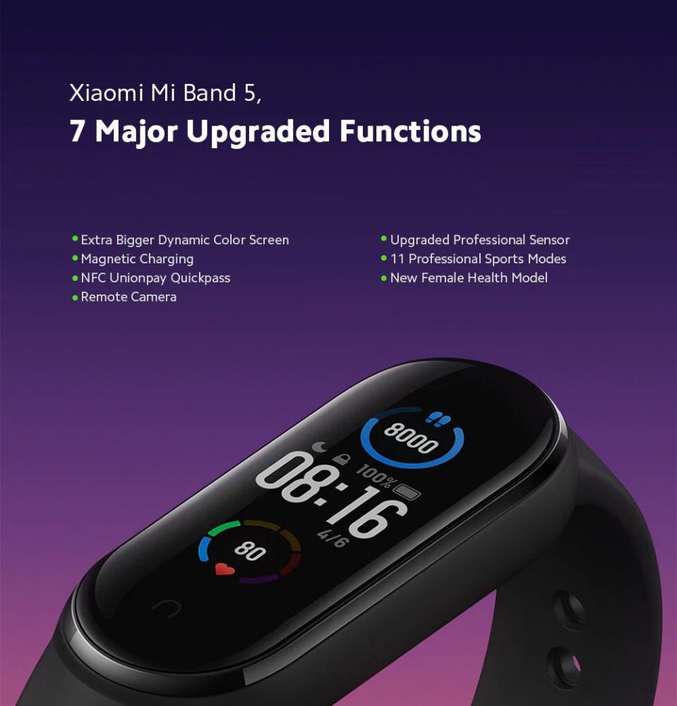 Xiaomi Mi Band 5 Features 1