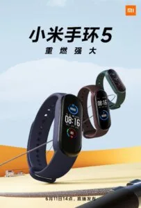 Xiaomi Mi Band 5 Official Poster Image Rowing Mode