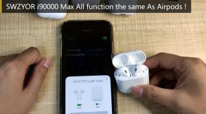 i9000 TWS vs i90000 Pro vs i90000 MAX vs Apple AirPods Comparison Review - Pop up i90000 TWS Max