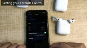 Settings Menu for original AirPods 2