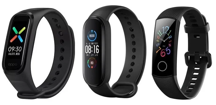 honor-band-5-vs-xiaomi-mi-band-5-vs-oppo-band-d